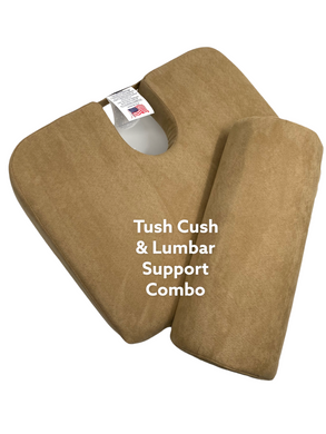 Tush Cush and Lumbar Support Combo Saver - Limited Quantity Available