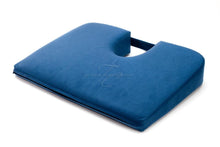 Original Tush-Cush® measures 14" deep and 18" wide. Has removable cover for ease of cleaning. 