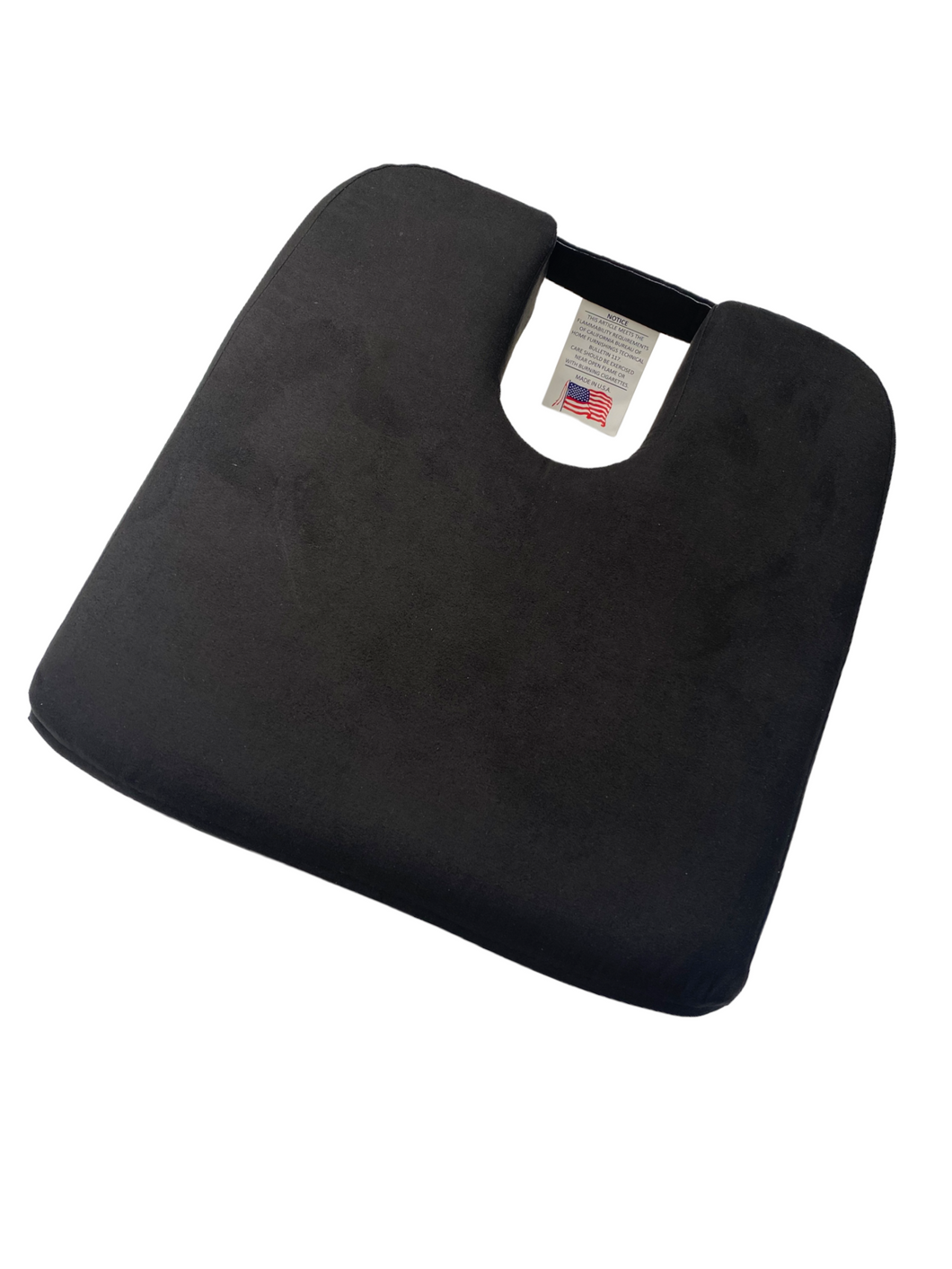 Compact Car Cush is a seat cushion in extra firm foam for users who weigh 200 lbs or more, measures 13