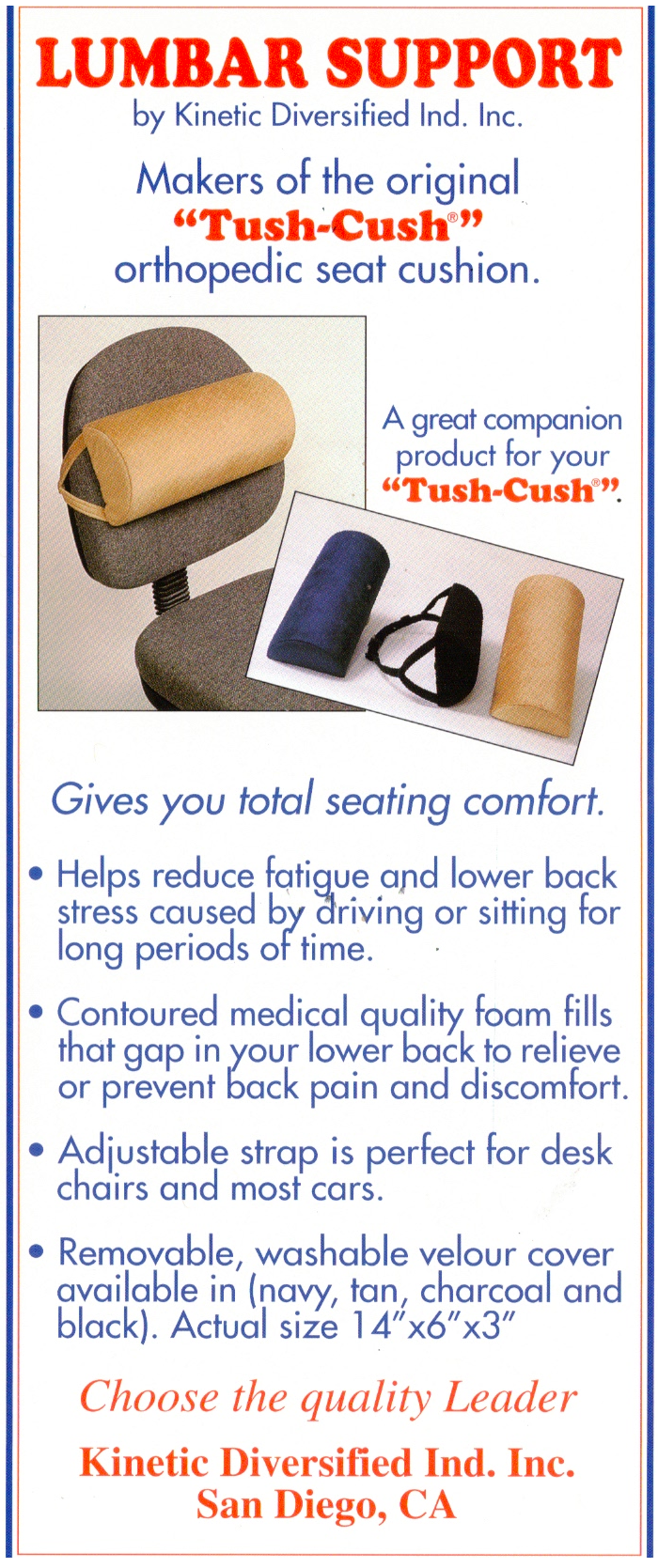 Save! Tush Cush and Lumbar Support Combo Regular Price $79.95